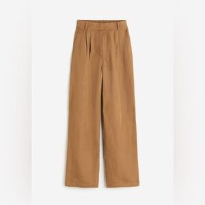 H&M Tan Wide Leg Jumpsuit with High Waist